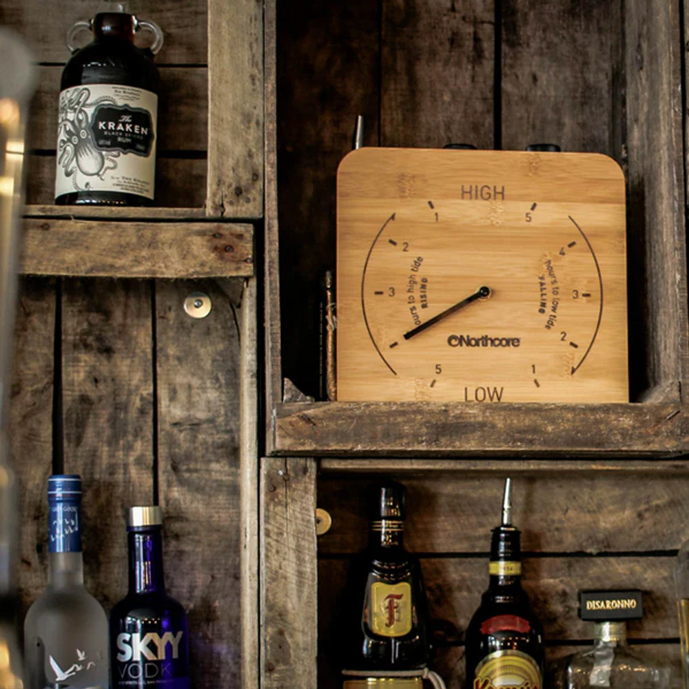 2025 Northcore Wall Mounted Bamboo Tide Clock NOCO88B